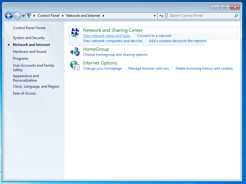 get system proxy settings windows 7