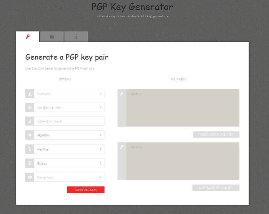 How to generate a pgp key