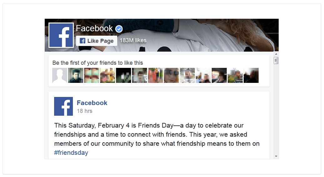 Plugin facebook clearance
