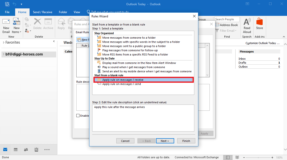 Outlook | Forwarding e-mails automatically – here’s how - IONOS