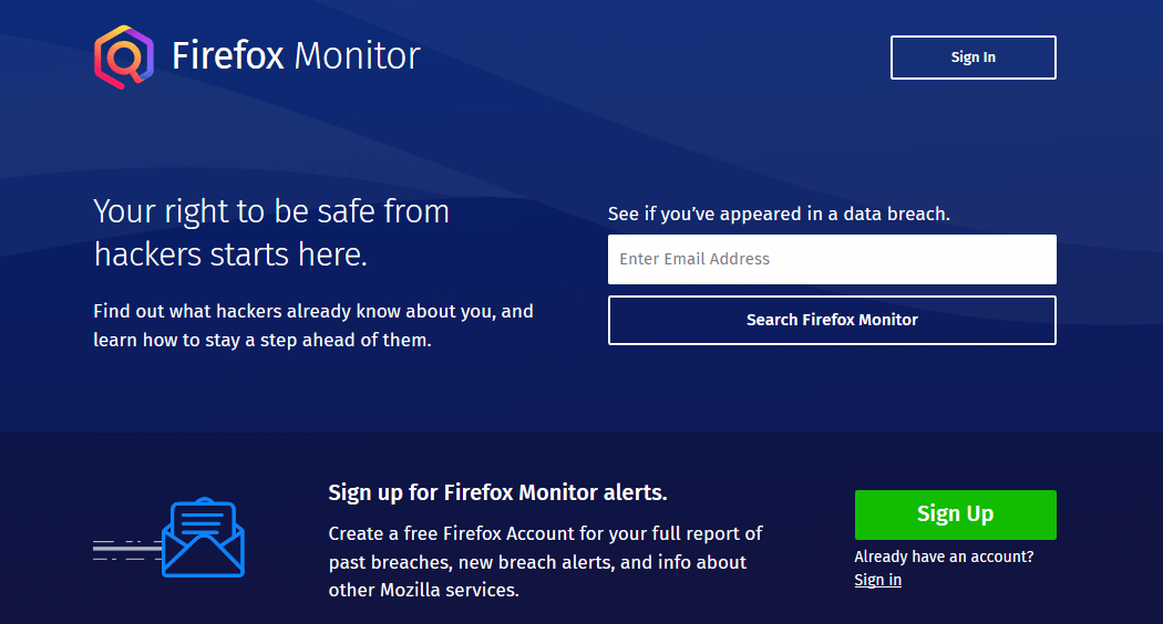 firefox website monitor firefox website monitor