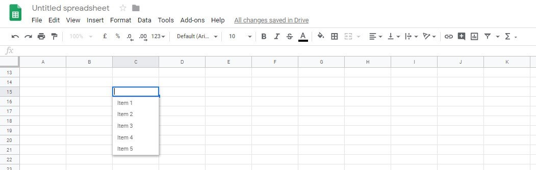 How to insert drop down list in google sheets nutritionpase