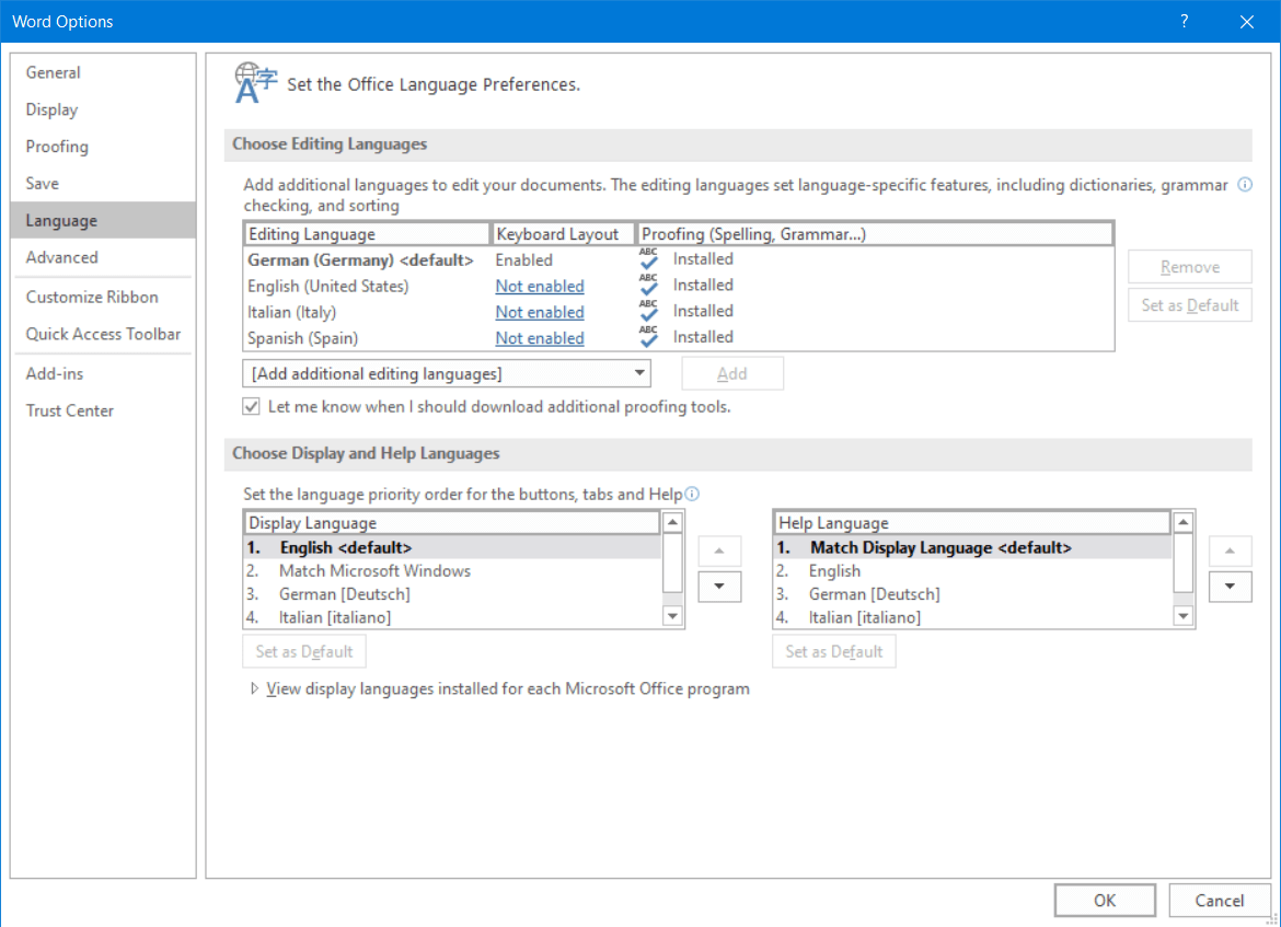 How to change language in Microsoft Word – a step-by-step guide - IONOS