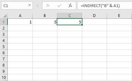 Indirect Cell Insert Excel INDIRECT function | How to use INDIRECT() in Excel - IONOS