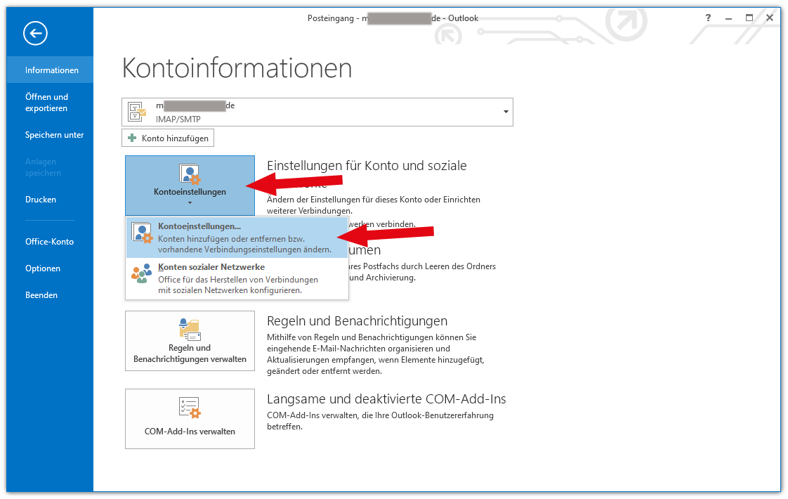 how to change sender email in outlook 365