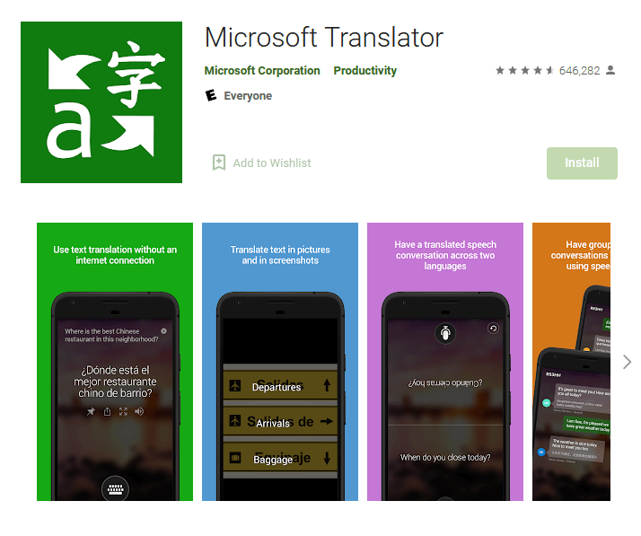 Tradutor da Microsoft – Apps no Google Play