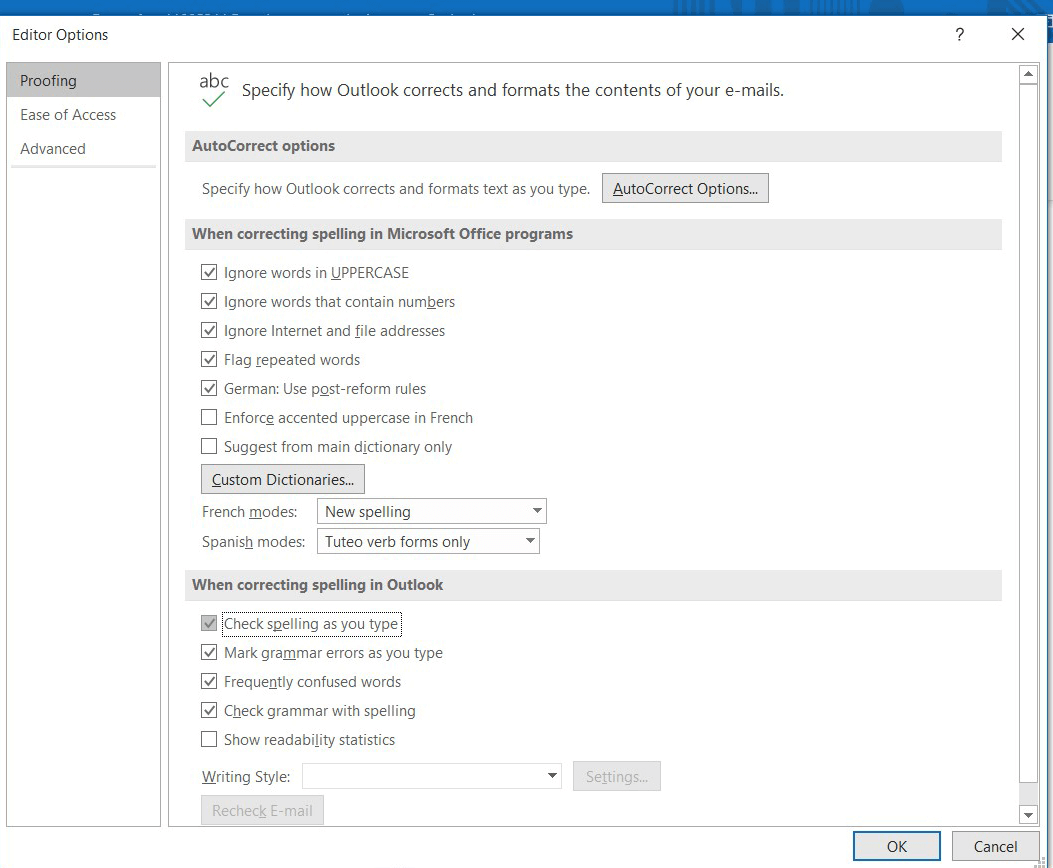Spell check not working in Outlook here’s how to fix it IONOS