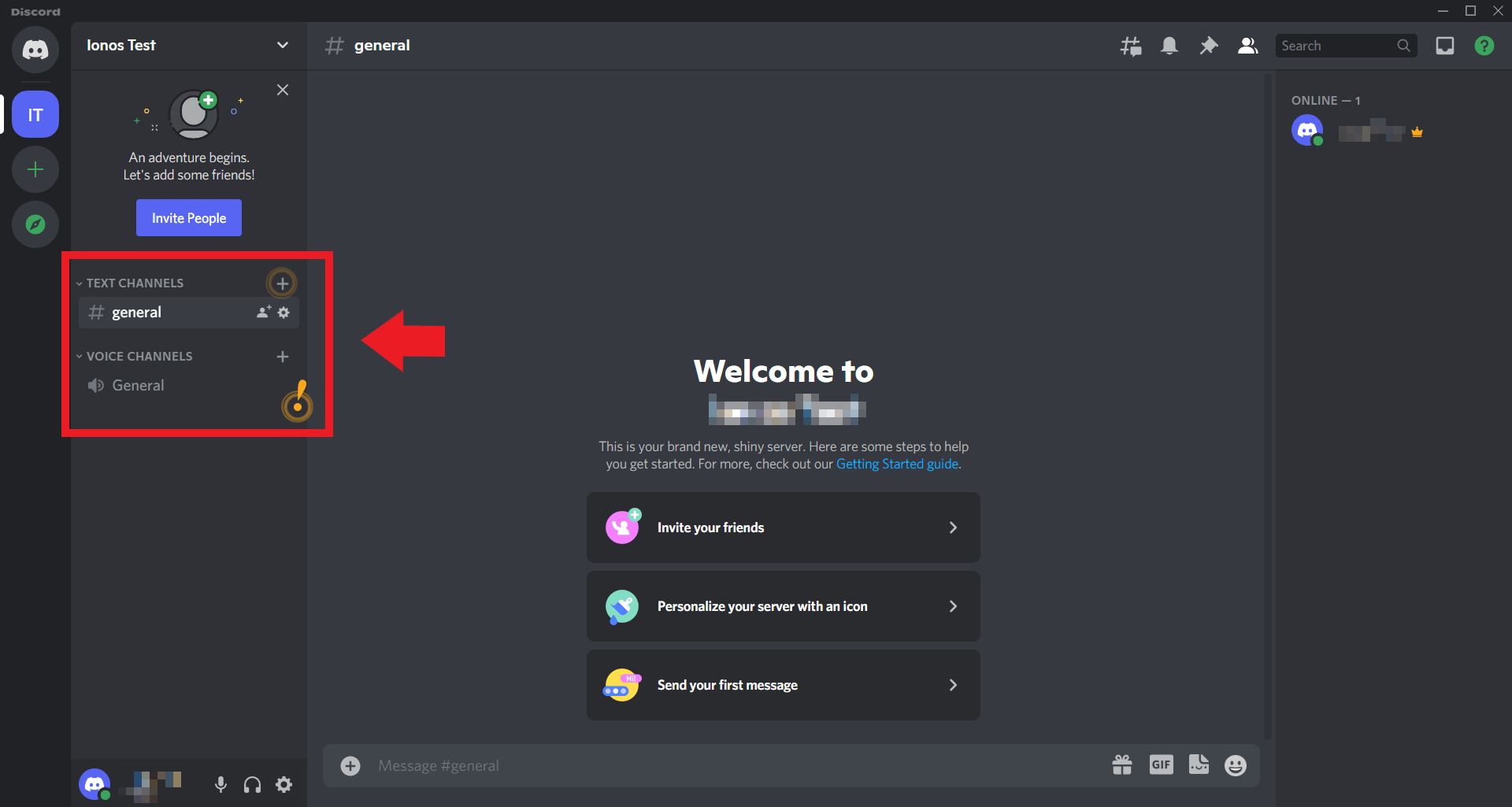 make a discord server