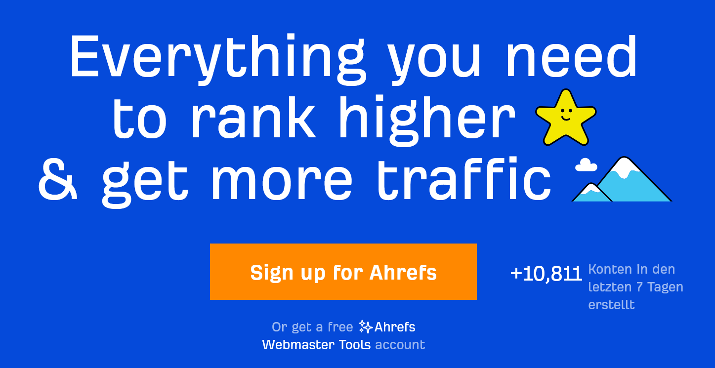 Ahrefs website