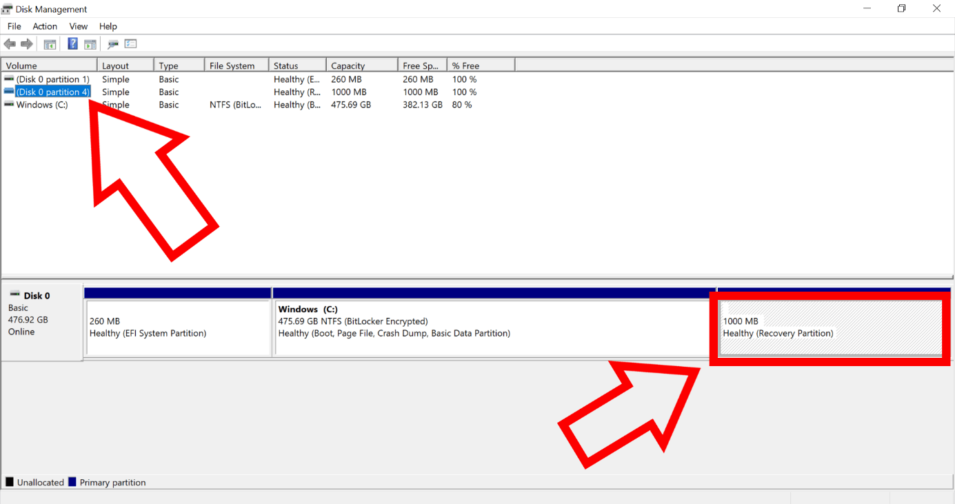 How to delete a recovery partition stepbystep IONOS UK