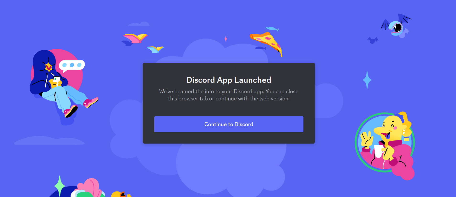 Discord server invite page