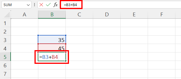 Edit Excel formula