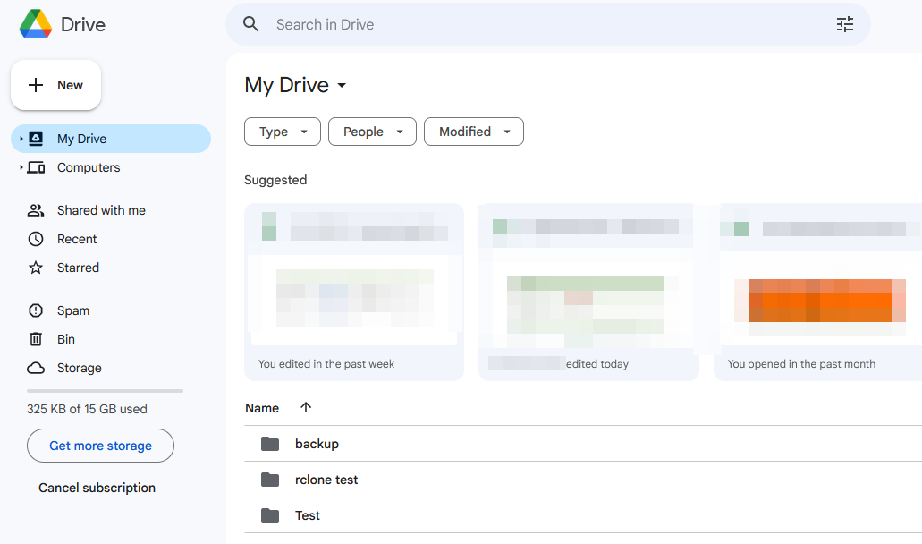 Google Drive: My Drive
