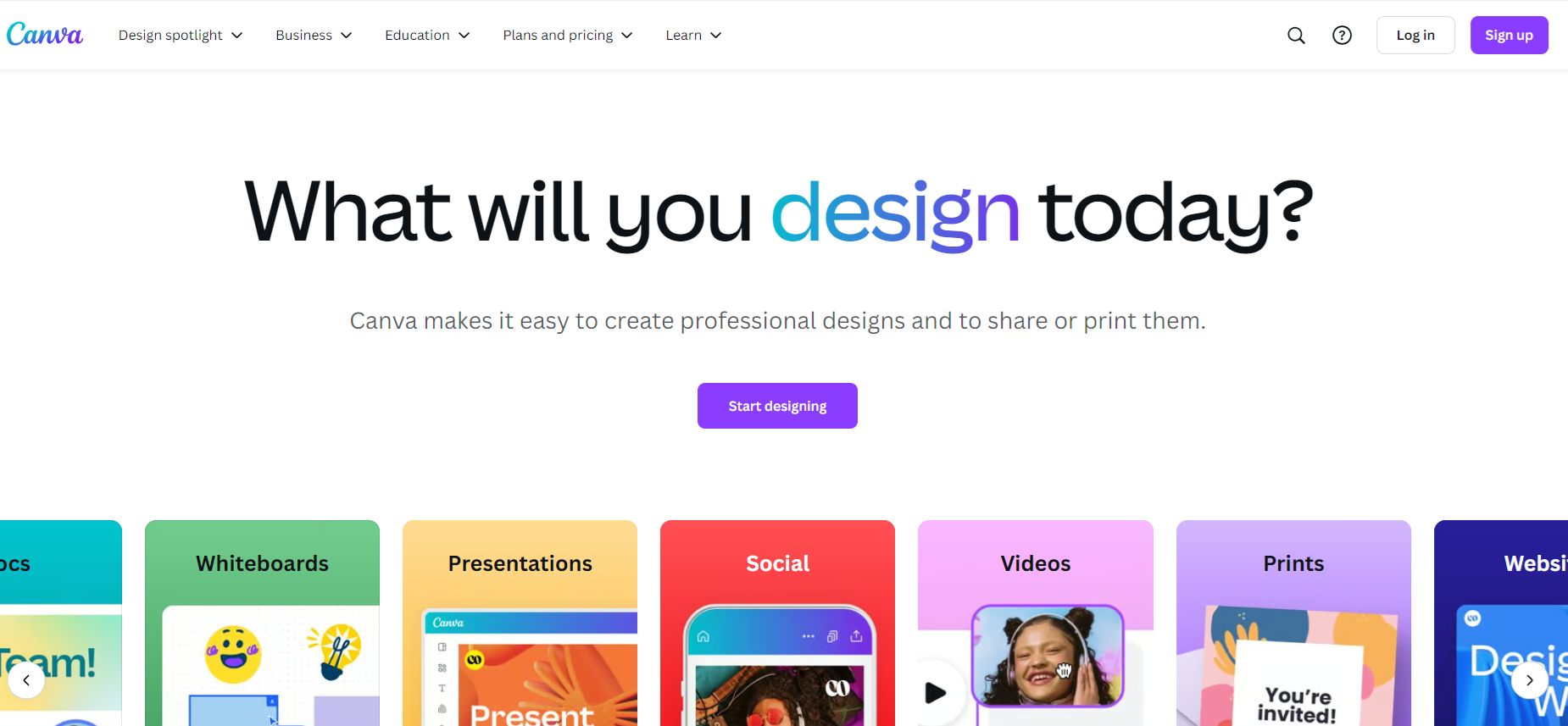 Canva website Image: Canva website