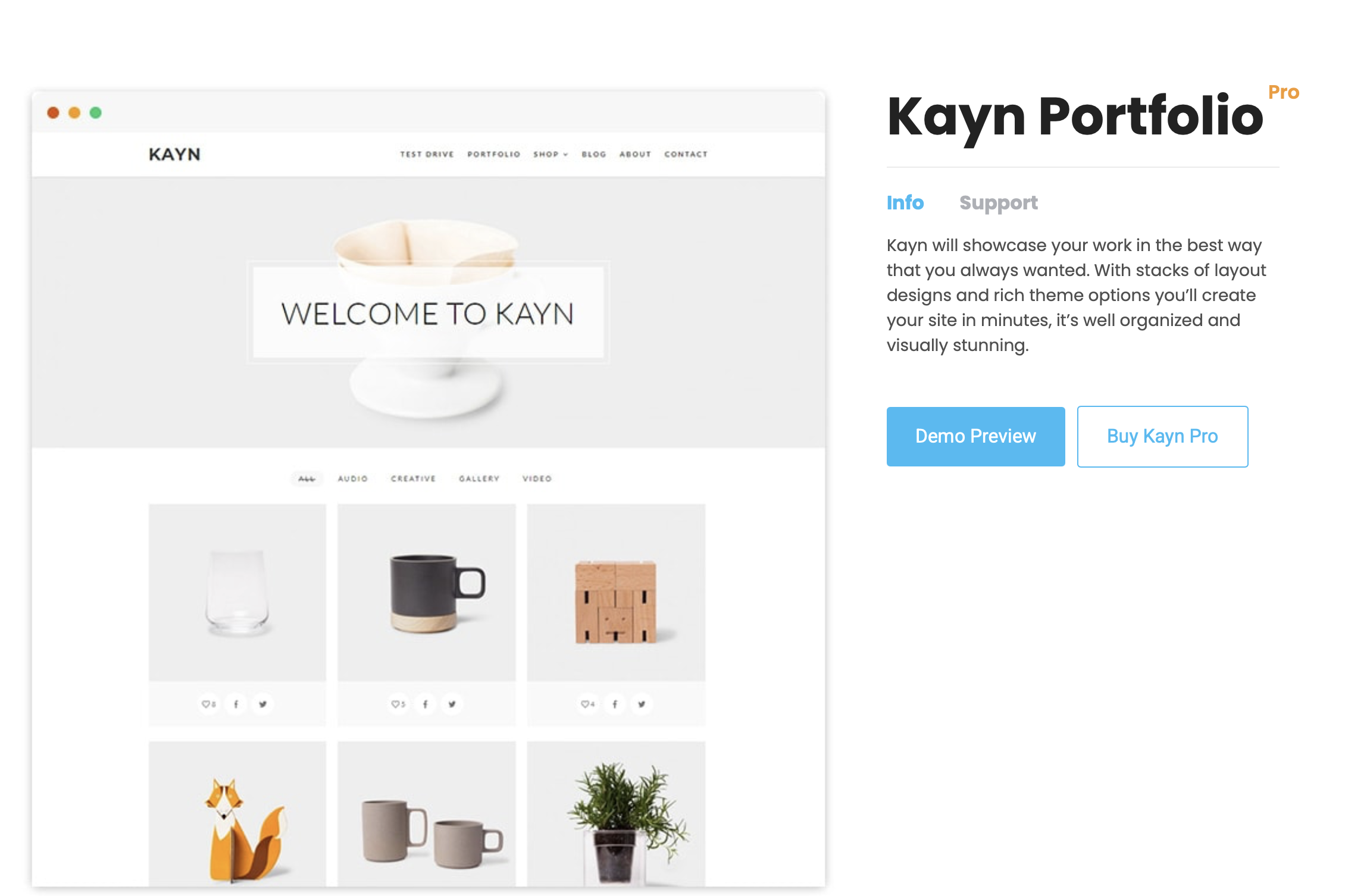 WordPress template Kayn by WP-Royal Image: WordPress template Kayn by WP-Royal