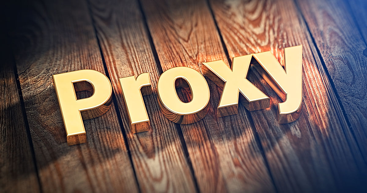 What is a proxy server?