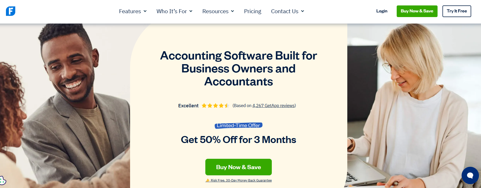 FreshBooks website Image: FreshBooks website