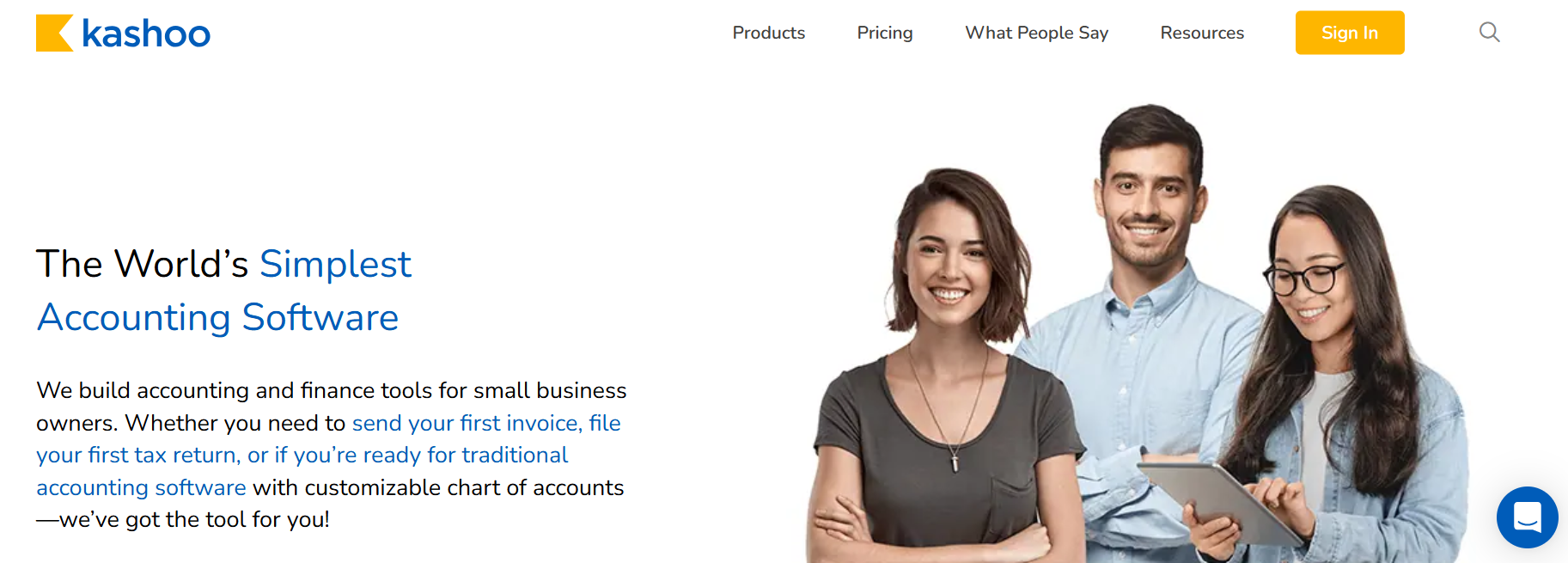 Kashoo website Image: Kashoo website