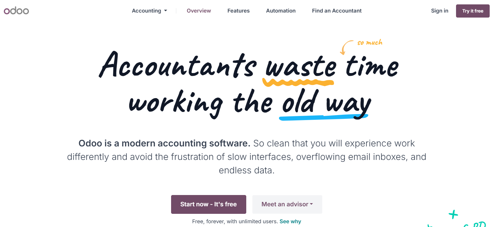 Odoo website Image: Odoo website