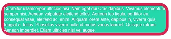 Image: Text elements do not automatically adjust to rounded frame edges