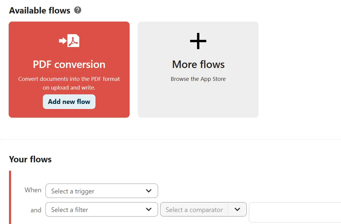 Nextcloud Flow: Add trigger Image: Nextcloud Flow: Add trigger