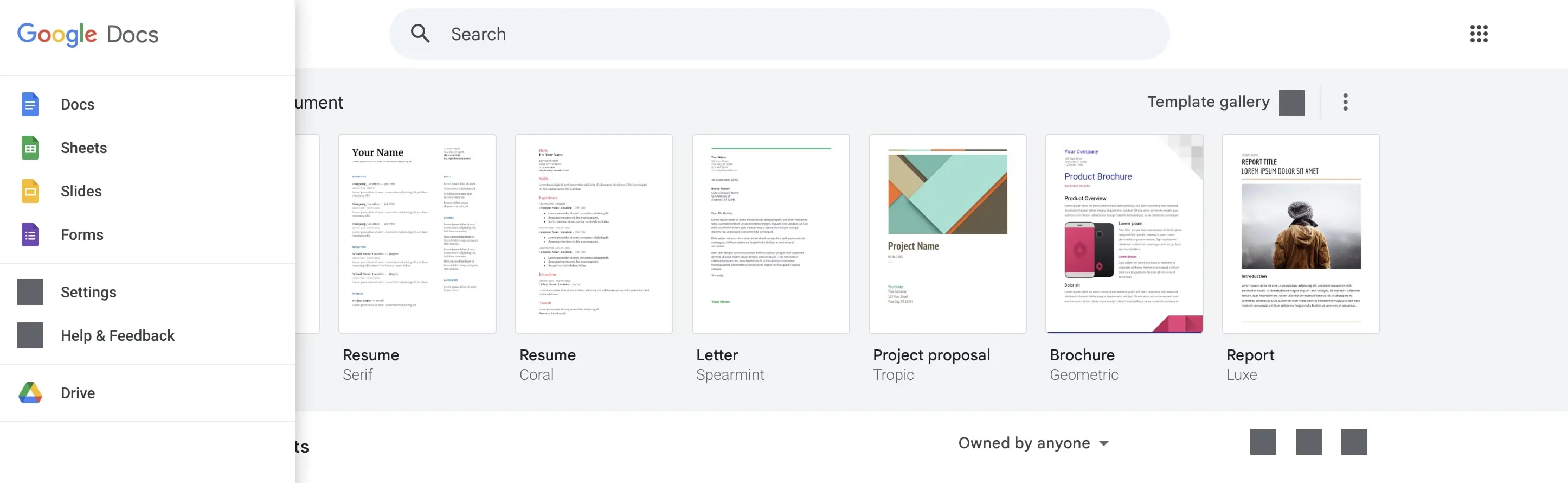 Screenshot of Google Docs (Google Workspace) Image: Screenshot of Google Docs (Google Workspace)