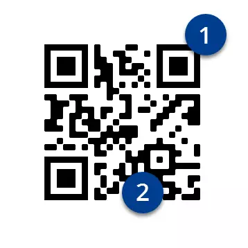 Image: QR code: typical set-up