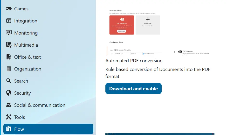 Nextcloud Store: App ‘Automated PDF conversion’ Image: Nextcloud Store: App ‘Automated PDF conversion’