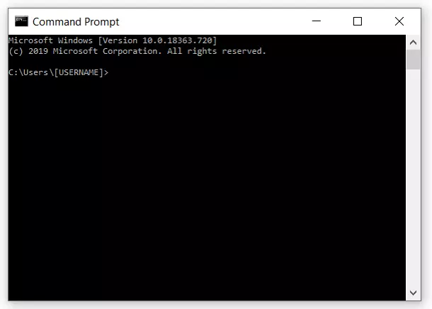 Image: Shutdown via CMD: the command prompt for command entries