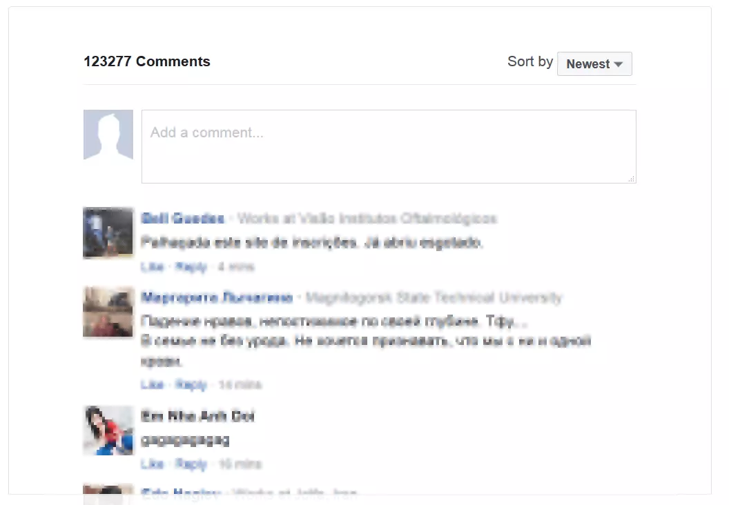 Image: Facebook‘s Comment plugin