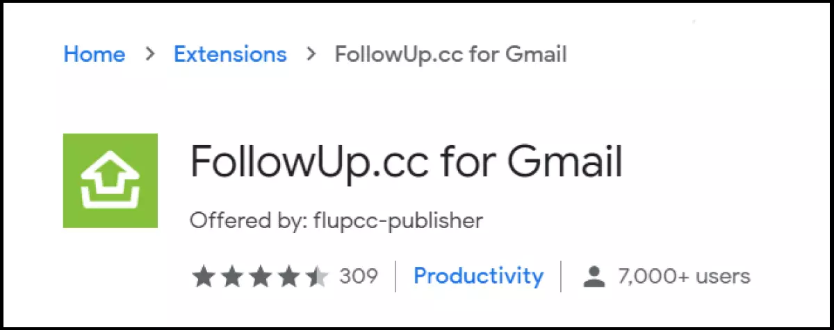 Image: FollowUp.cc offers automated reminder functions for important, unanswered mails