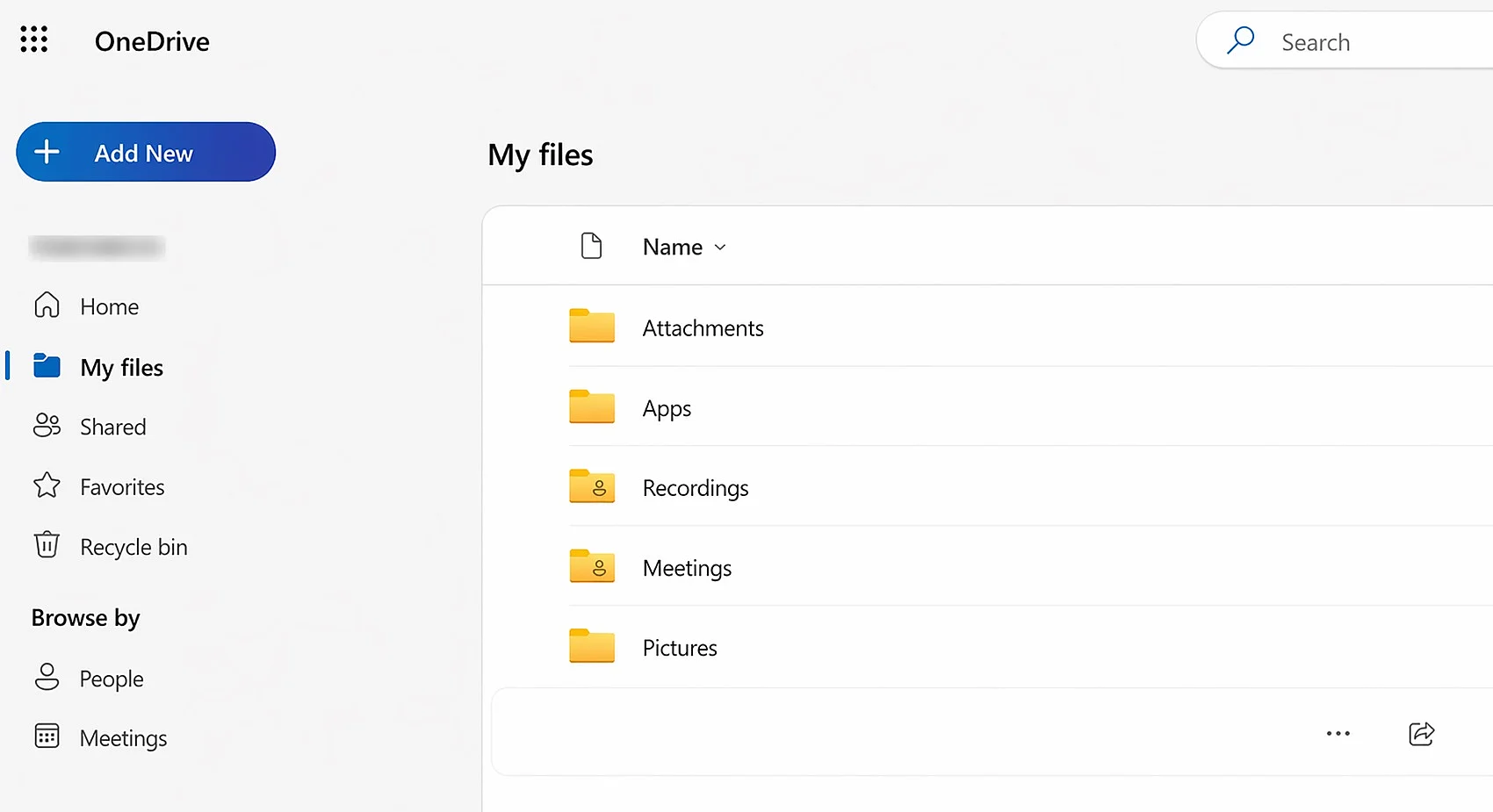 Microsoft OneDrive for Business: Web app user interface Image: Microsoft OneDrive for Business: Web app user interface