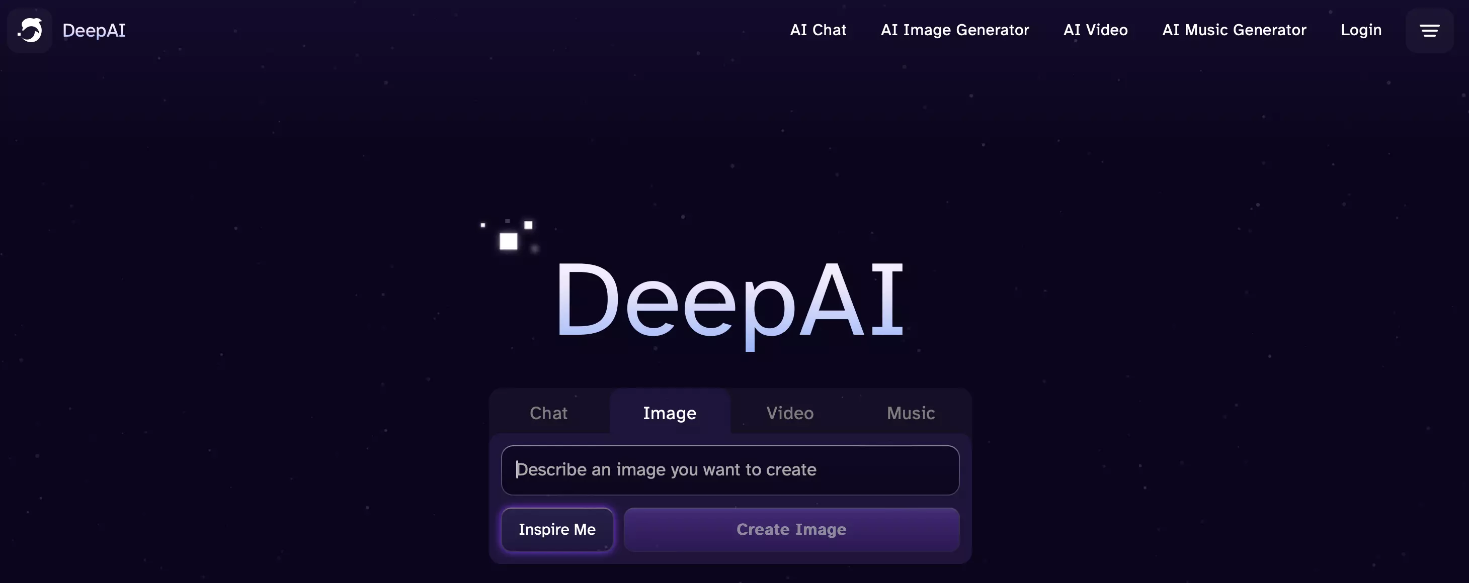 Screenshot of DeepAI website Image: Screenshot of DeepAI website