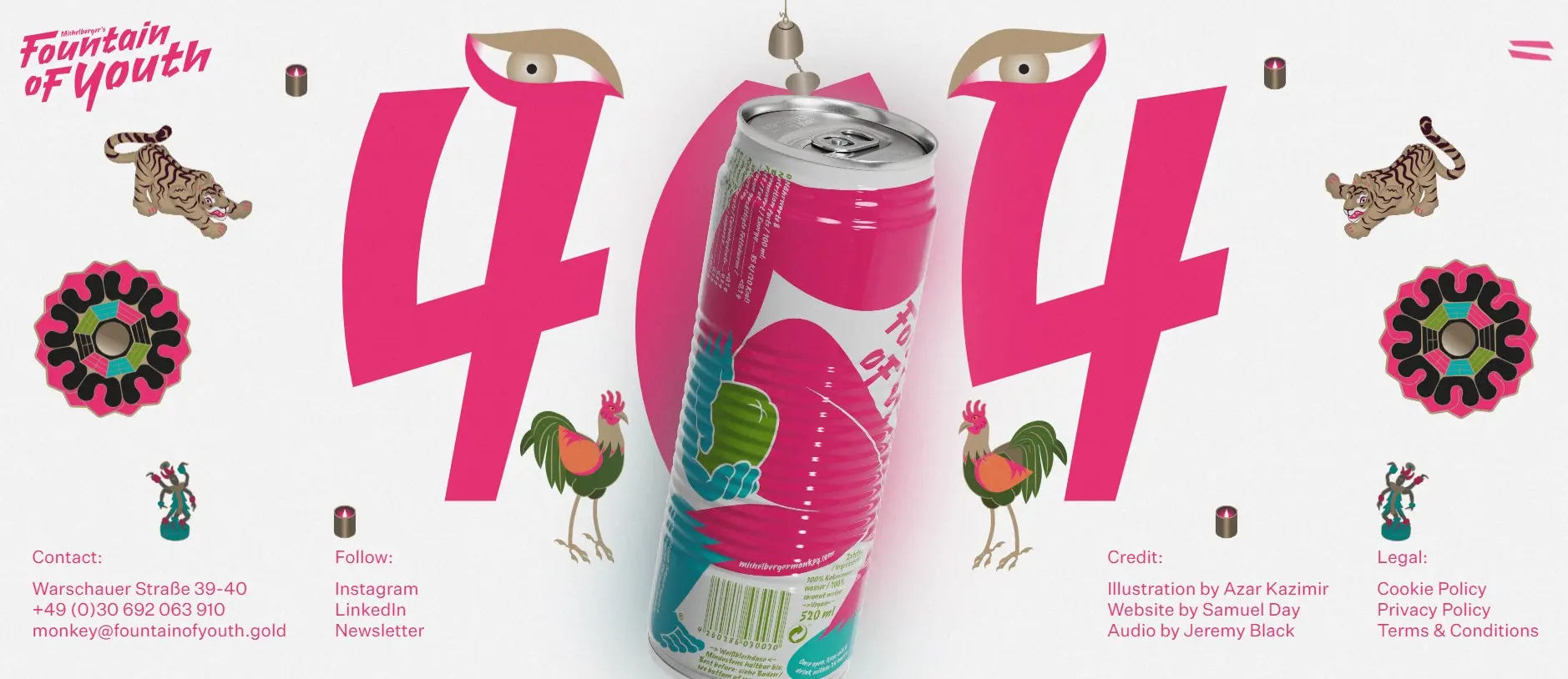 404 page of Fountain of Youth Image: 404 page of Fountain of Youth