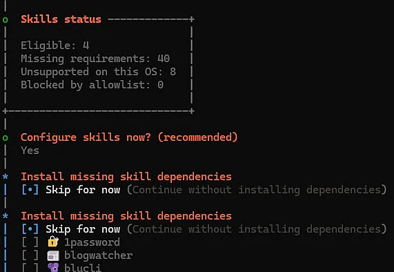 OpenClaw skills Image: OpenClaw skills