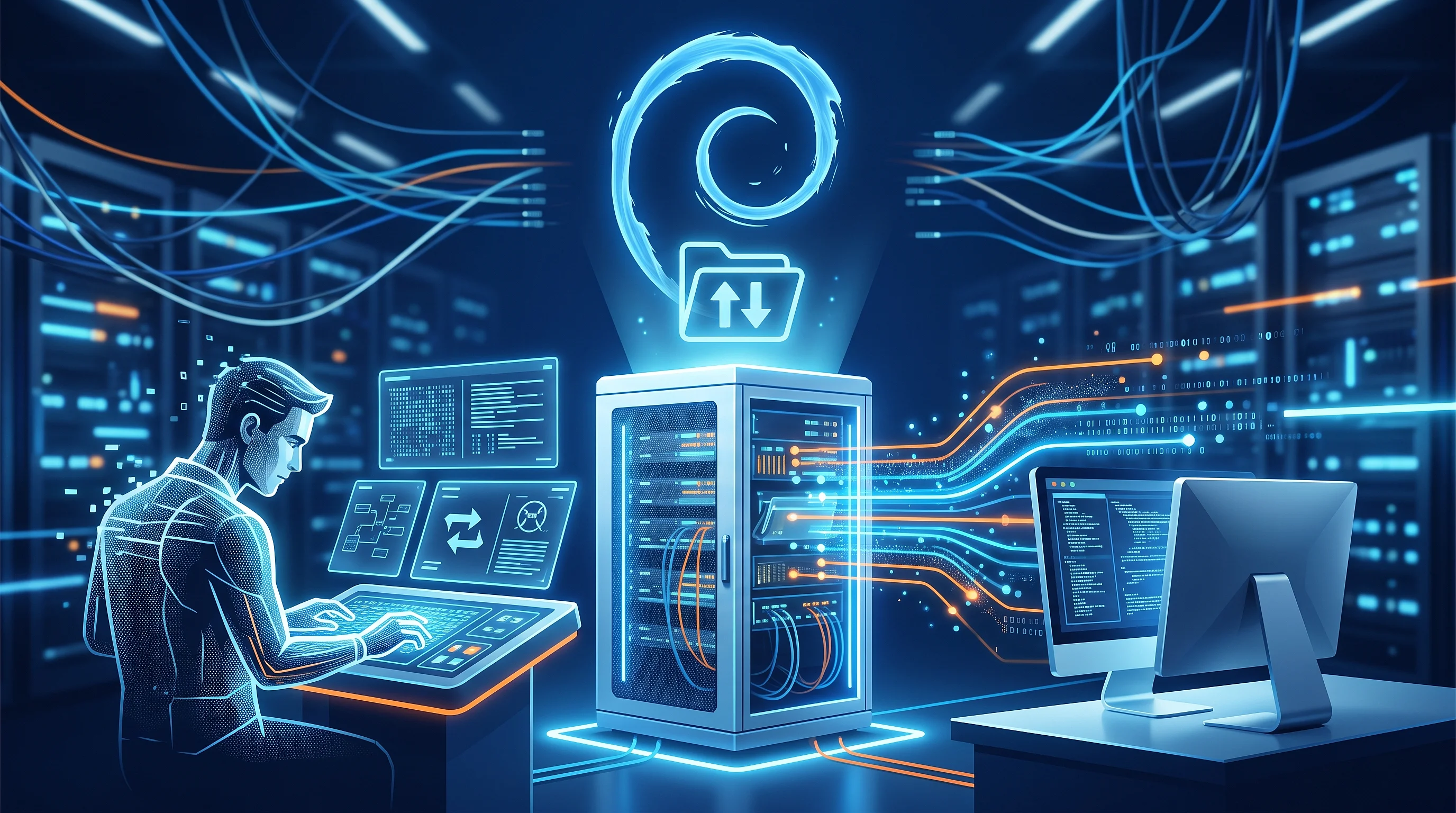 Image: How to configure your own Debian FTP server with ProFTPD
