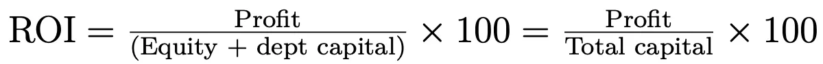 Image: ROI: Formula overview