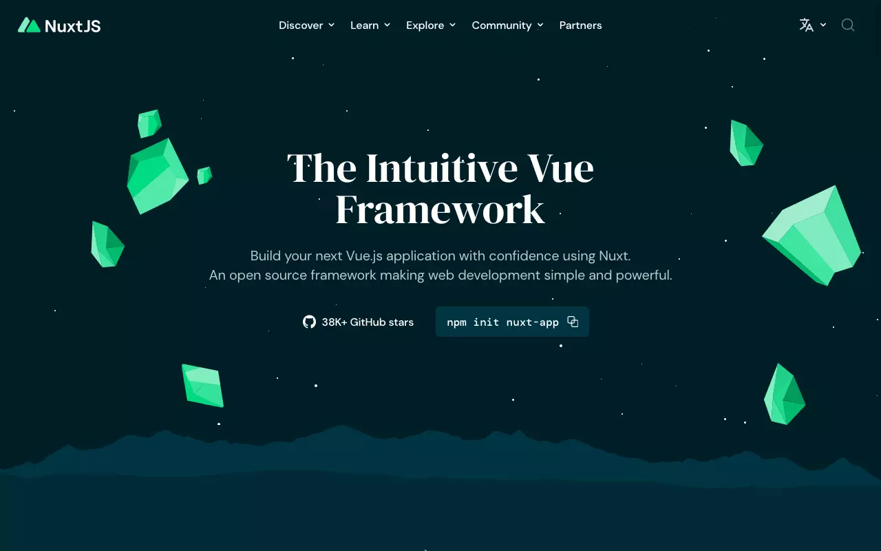 Image: Screenshot of Nuxt