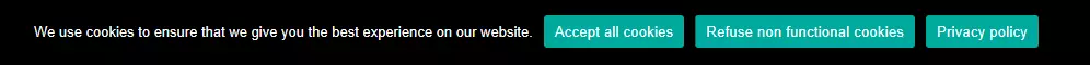Image: WordPress cookie notice created using Cookie Notice