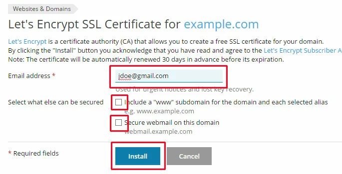 Image: Enter your email address
