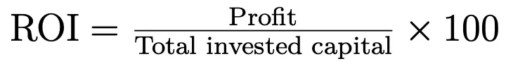 Image: ROI: Alternative formula