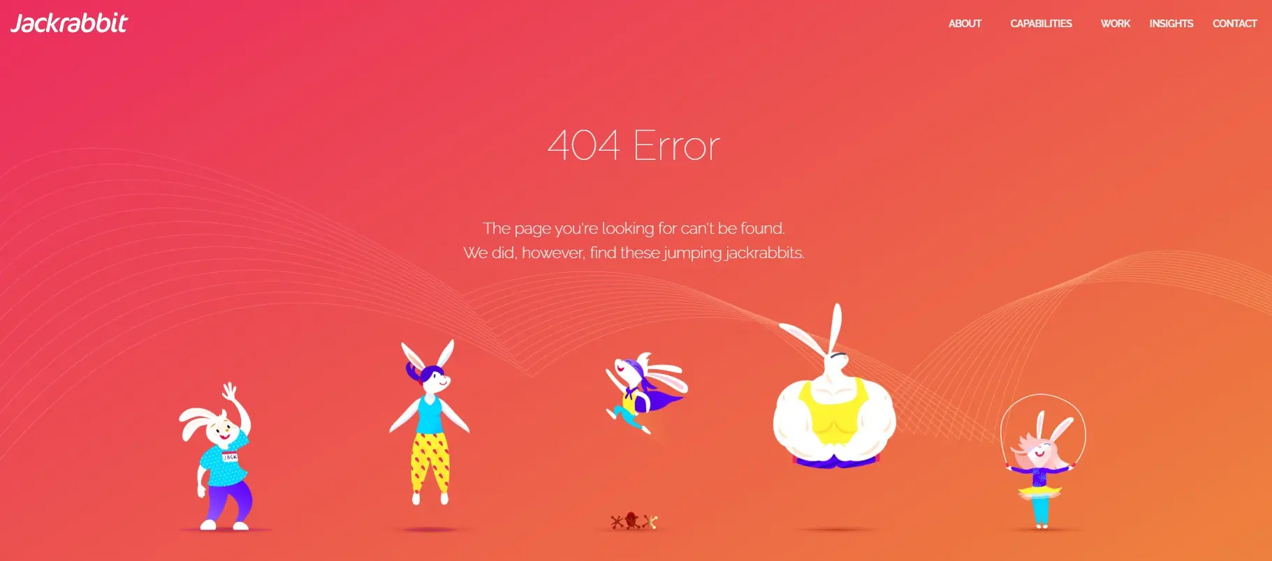 404 page of Jackrabbit Design Image: 404 page of Jackrabbit Design