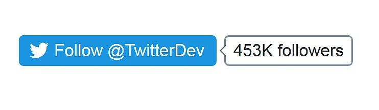 Twitter’s ‘Follow’ button Image: Twitter’s ‘Follow’ button