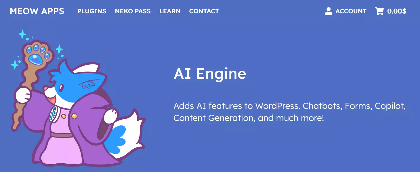 Image: Screenshot from AI Engine website