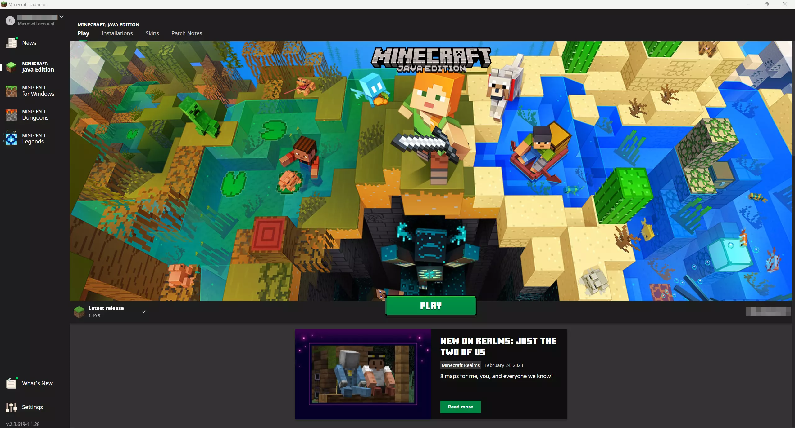 Minecraft Launcher overview Minecraft Launcher overview