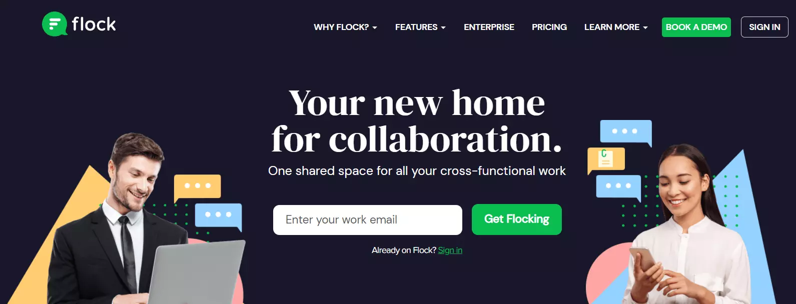 Image: Download page for Flock in Google Play Store