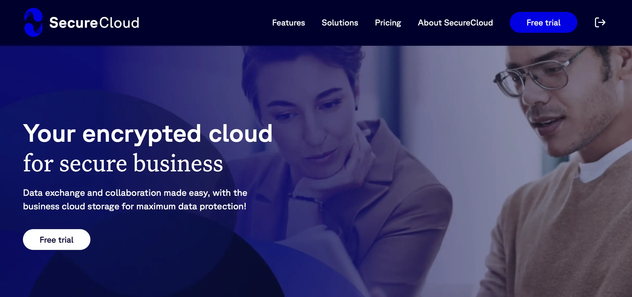 SecureCloud: The files library in the user interface Image: SecureCloud: The files library in the user interface