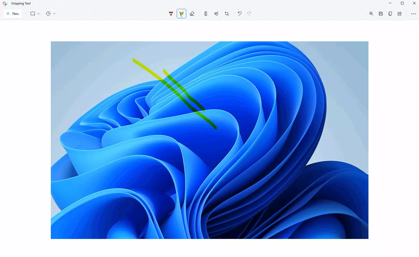 Image: Snipping Tool: Screenshot editing in Windows 11
