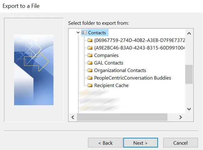 Folder overview in Outlook 365 Image: Folder overview in Outlook 365