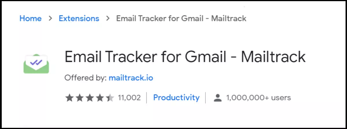 Image: Mailtrack provides read receipt and tracks activity of sent emails